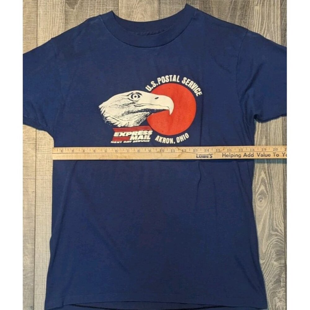 Vintage Postal Service T-shirt Single Stich  1980s‎ Eagle 50/50 Retro - Picture 3 of 6